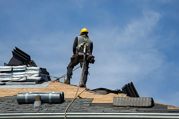 Professional Roof Replacement technician working in Hamersville, OH